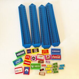 2014 Monopoly Empire Game Replacement Pieces Parts 29 Billboard Tiles 4 Towers